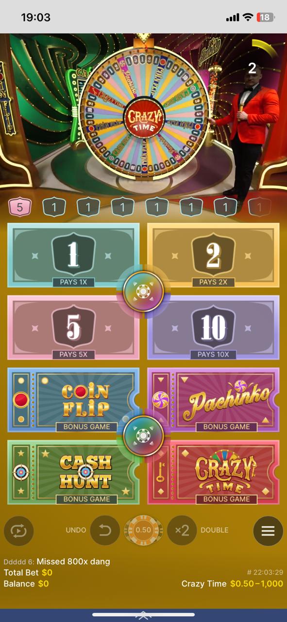 crazy time screen 1