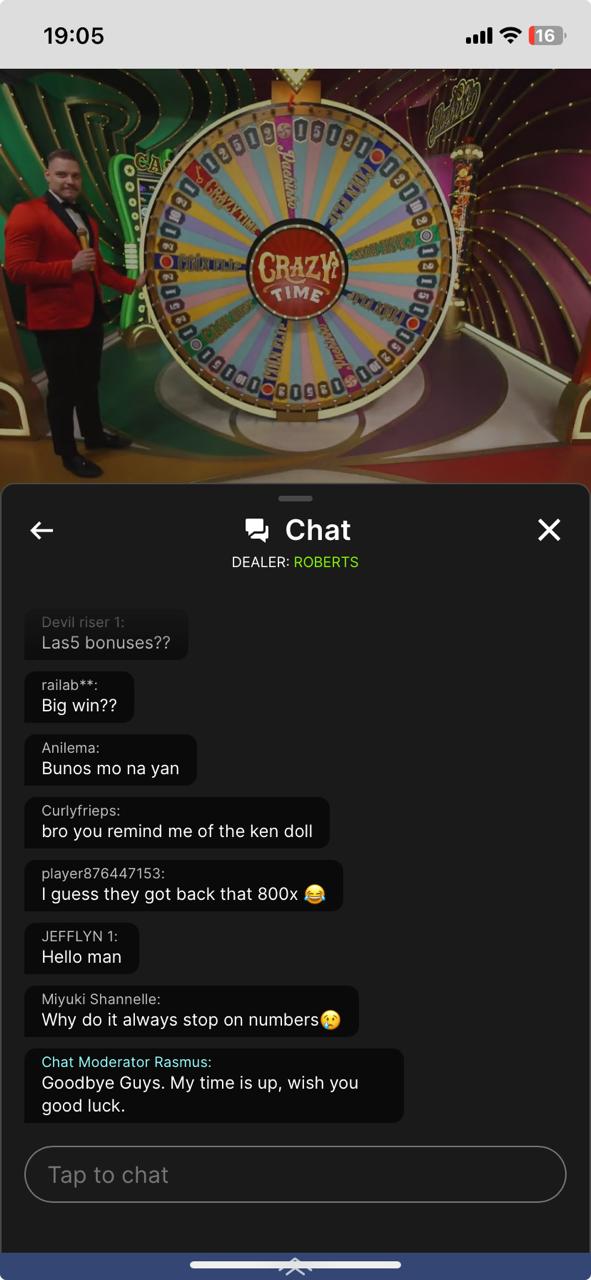 crazy time screen 6